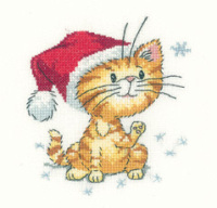 Catching Snowflakes Cross Stitch