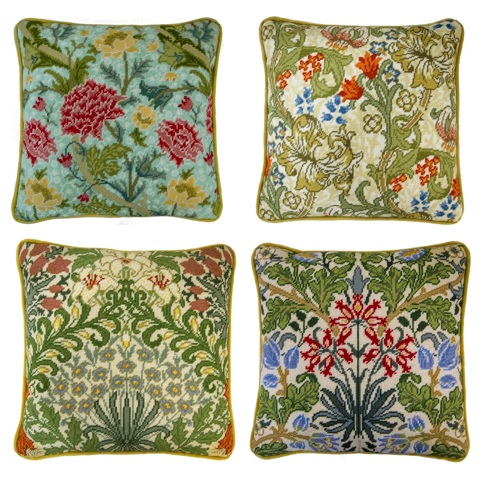 william morris inspired tapestry kits by bothy threads