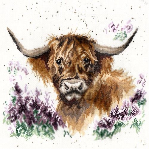 Highland Heathers cross stitch - Hannah Dale