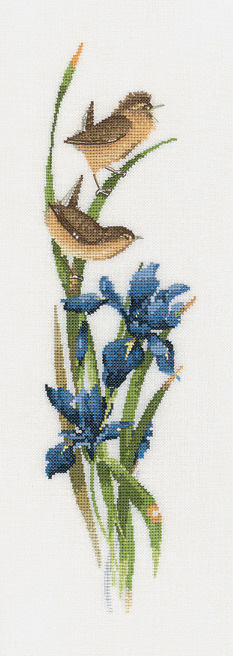 rhapsody in blue cross stitch kit