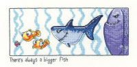 Always a Bigger Fish Cross Stitch