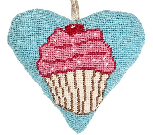 Cupcake Lavender Heart Tapestry (Buy 2 for £27)