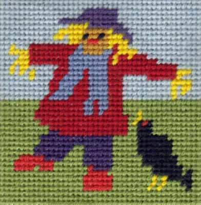 Mini Scarecrow Tapestry Kit - Beginners