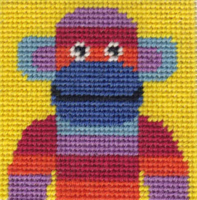Mini Monkey Tapestry Kit - Beginners