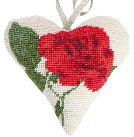 Rose Lavender Heart Tapestry (Buy 2 for £27)