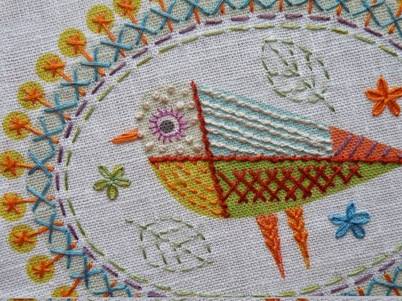 Birdie 2 Embroidery Kit - Nancy Nicholson