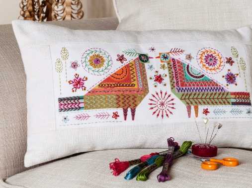 Lovebirds Embroidery Kit - Nancy Nicholson