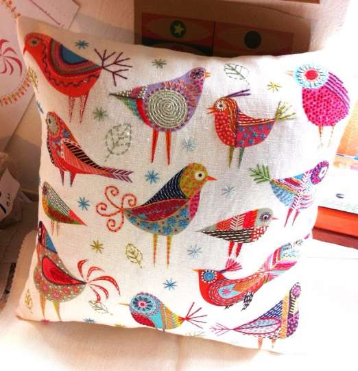 Bird Dance Embroidery Kit - Nancy Nicholson