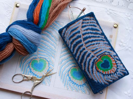 Peacock Feather - Glasses/Spectacles Case