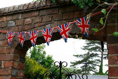 Union Jack Tapestry Bunting (Plain Canvas)
