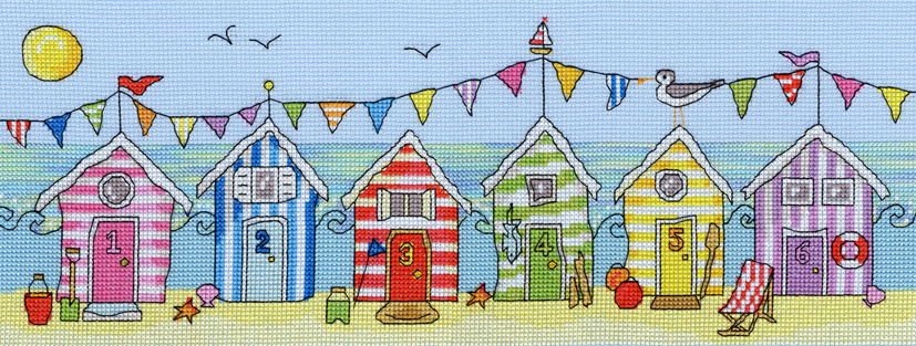 Beach Hut Fun - Bothy Threads Cross Stitch
