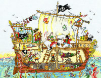 Pirate Ship - Bothy Threads Cut Thru'