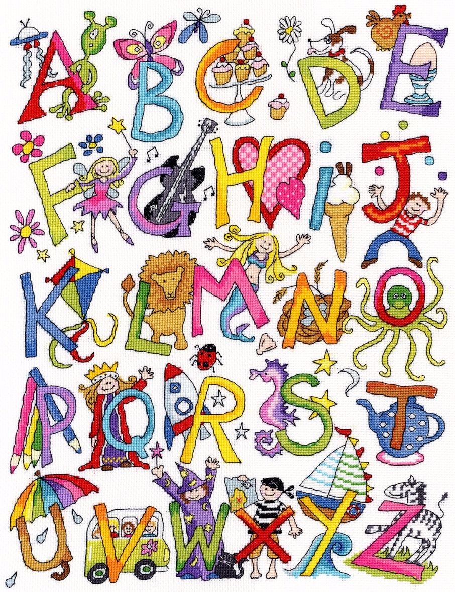 Alphabet Fun Sampler - Bothy Threads