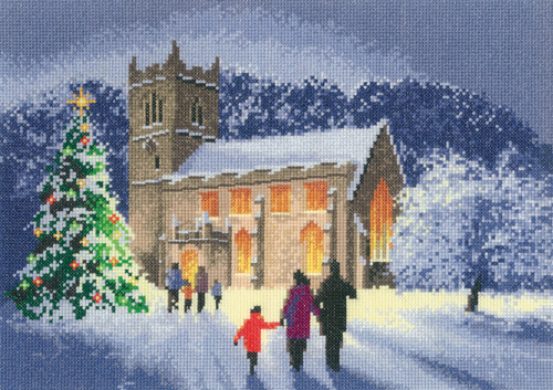 Christmas Church Cross Stitch - John Clayton
