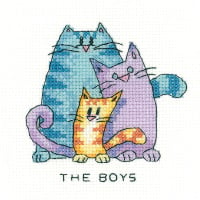 The Boys - Simply Heritage Cat Cross Stitch