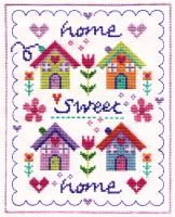 Floral Home Cross Stitch