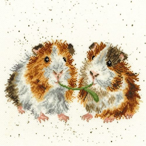 Lettuce Be Friends - Hannah Dale Cross Stitch - Bothy Threads