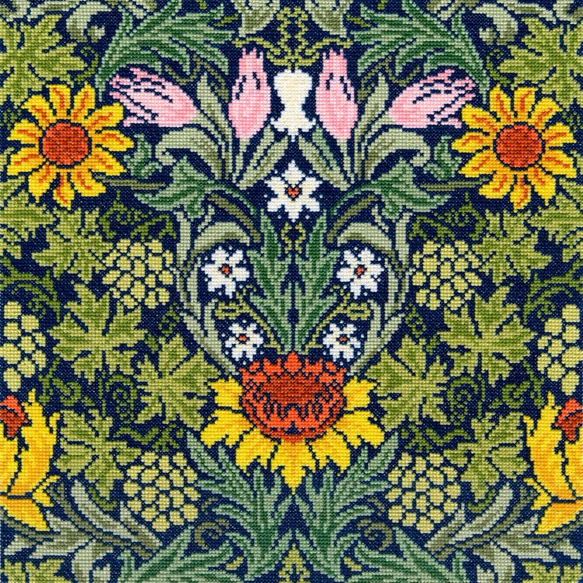 Sunflowers  (William Morris)  Cross Stitch