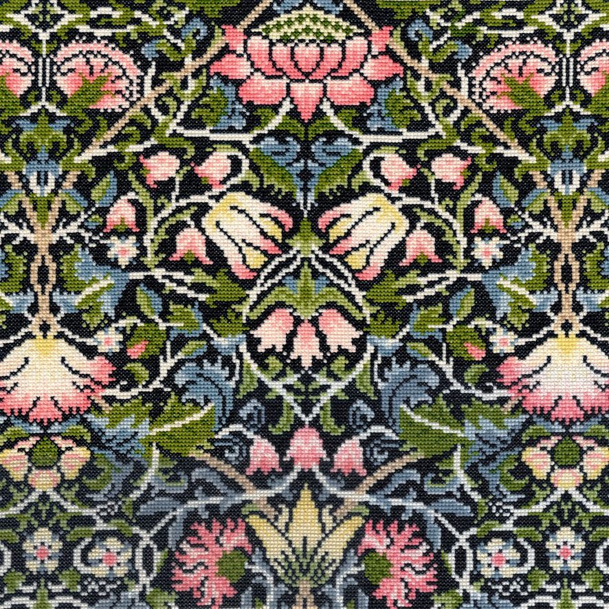 Bell Flower (William Morris) Cross Stitch
