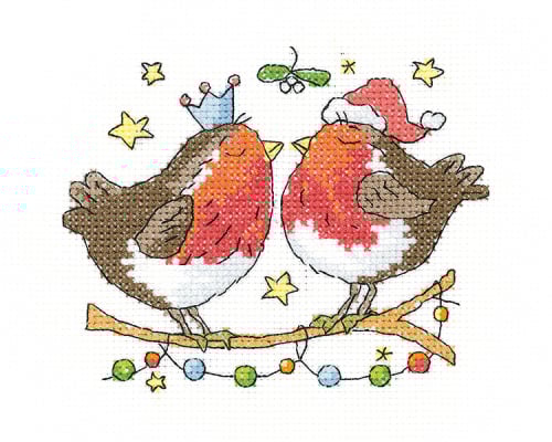 Christmas Kiss - Simply Heritage Cross Stitch