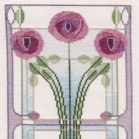 Art Nouveau Mackintosh Cross Stitch Kits