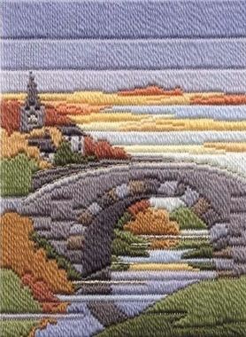 Autumn Evening - Wool Long Stitch