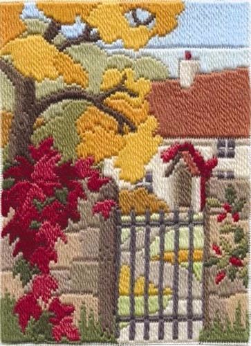 Autumn Garden - Wool Long Stitch