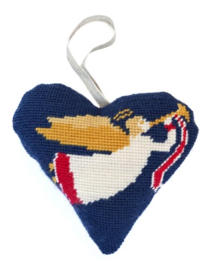 Christmas Angel Heart Tapestry (Buy 2 for £27)
