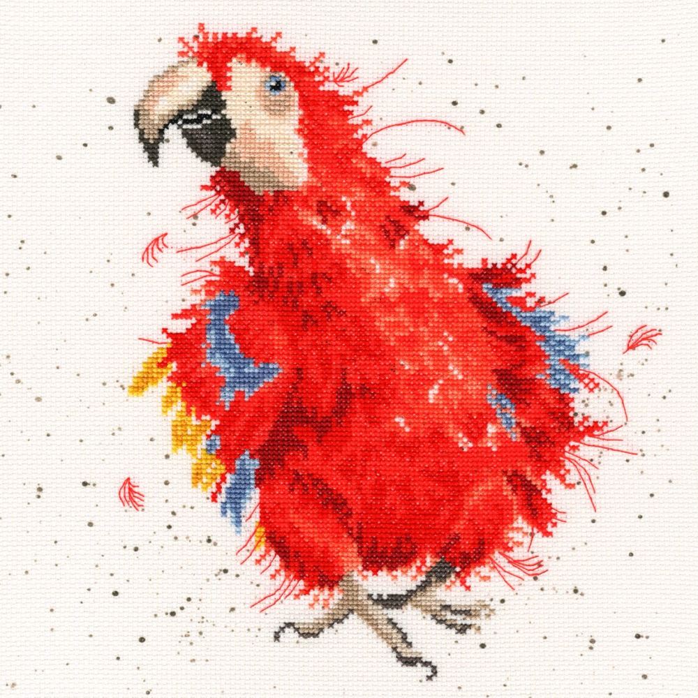 Parrot on Parade - Hannah Dale Bothy Threads Cross Stitch Kit