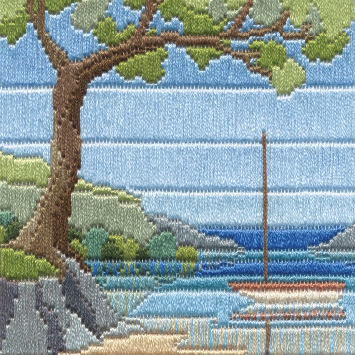 Beach Cove - Silken Long Stitch