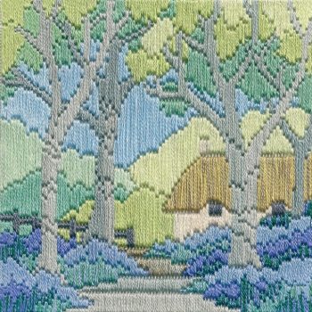 Headland Cottages Derwentwater Designs Silken Long Stitch Kit