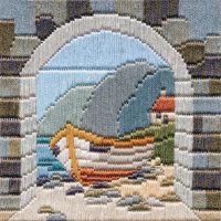 Boat Thro' Archway - Silken Long Stitch