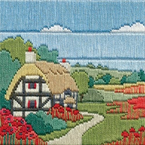 Poppy Cottage - Silken Long Stitch