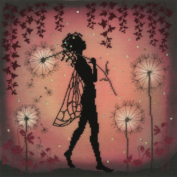 Dandelion Fairy  Cross Stitch - Enchanted Series