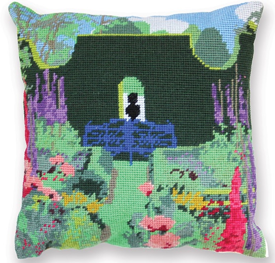 The Sundial Garden Herb Pillow Tapestry