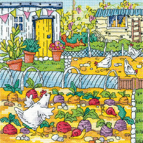 Vegetable Patch - Heritage Crafts cross stitch kit