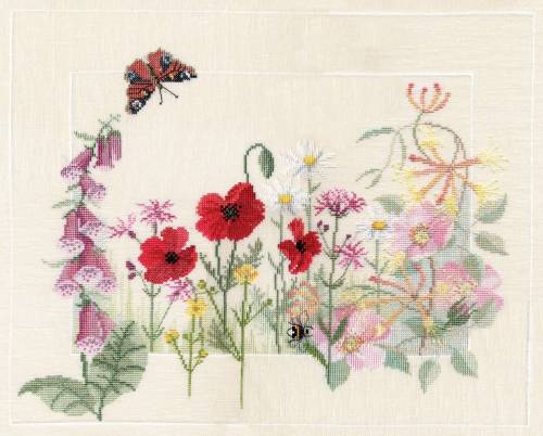 Summer Wild Flowers Cross Stitch - Derwentwater Designs