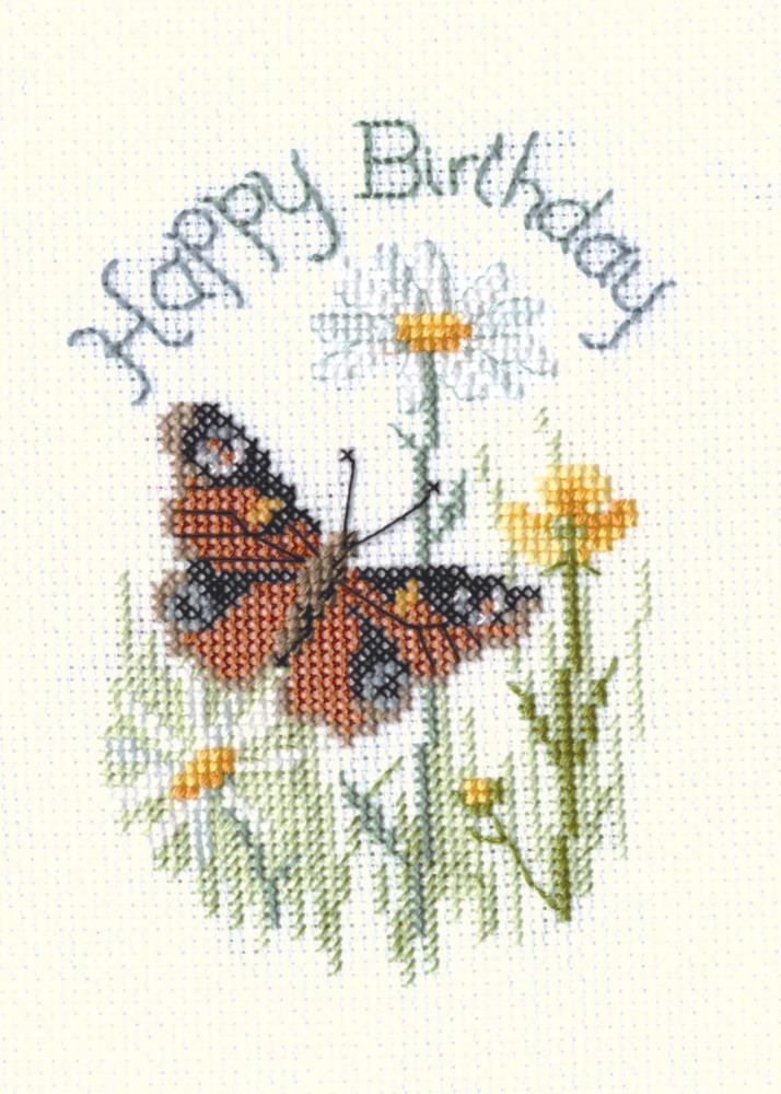 Butterfly and Daisies Card Kit (Birthday/Anniversary etc.)