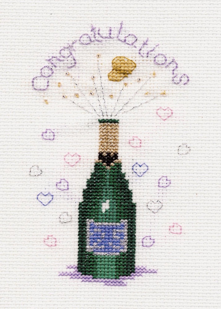 Champagne Congratulations Card Kit