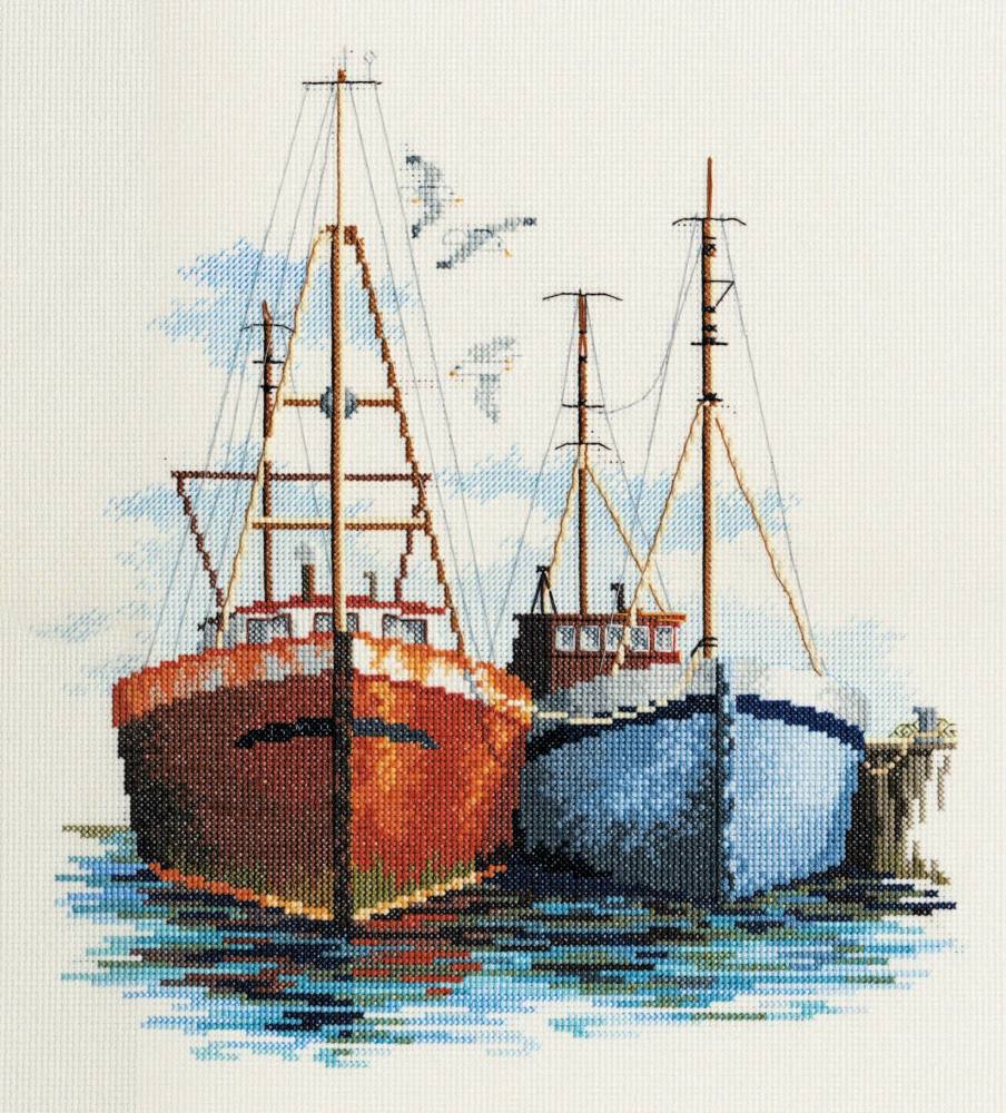 Fish Quay Cross Stitch - Derwentwater Designs