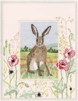 Hare Cross Stitch and Blackwork