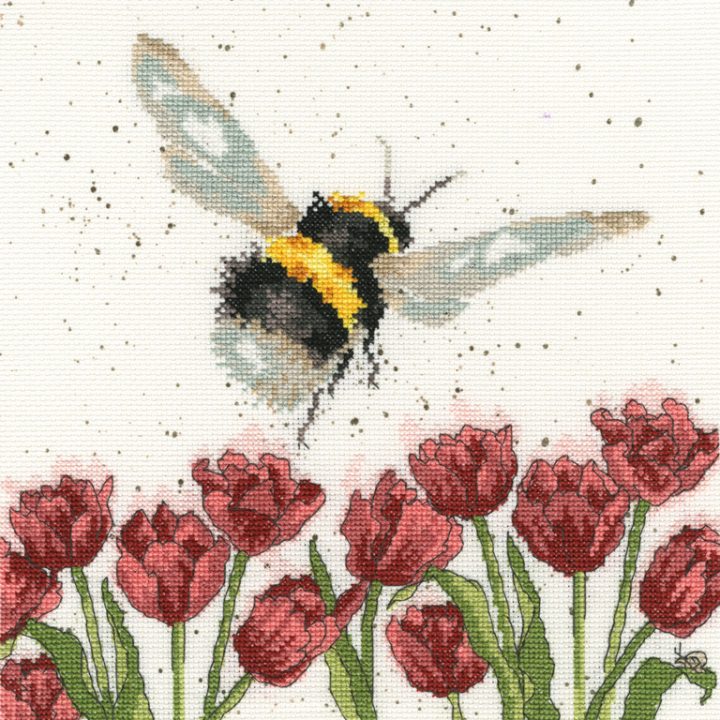 Flight of the Bumblebee Cross Stitch - Hannah Dale (Bothy Threads)