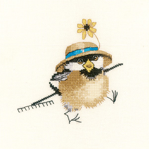Gardener Chick - Valerie Pfeiffer Cross Stitch