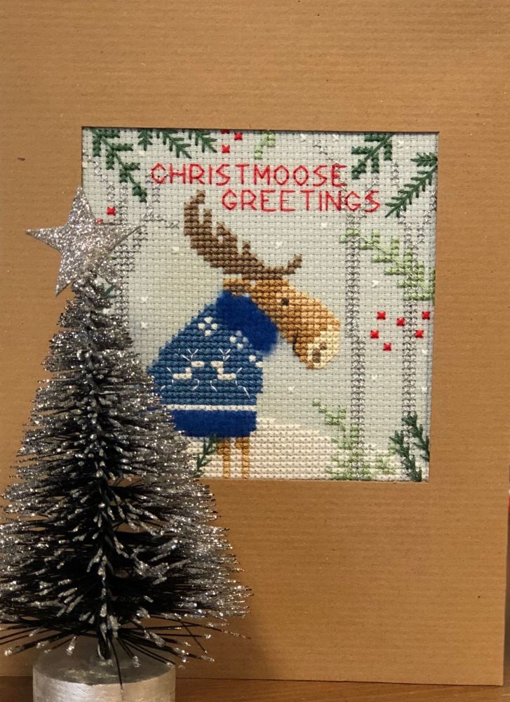 Christmas Moose Christmas Card