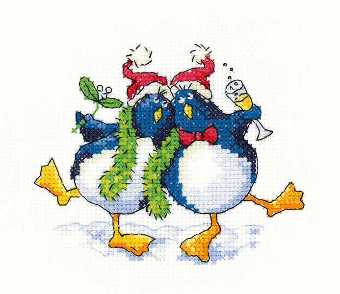 Cool Yule Penguins - Simply Heritage Cross Stitch