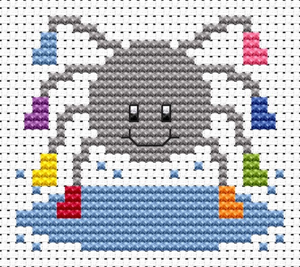 Spider Cross Stitch - Sew Simple