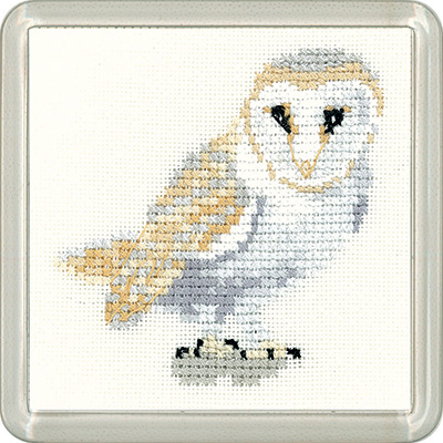 Barn Owl Coaster Kit - Heritage Crafts