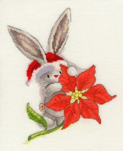 Poinsettia - Bebunni Collection Cross Stitch