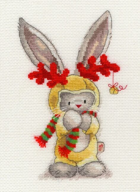 Rudolph - Bebunni Collection Cross Stitch