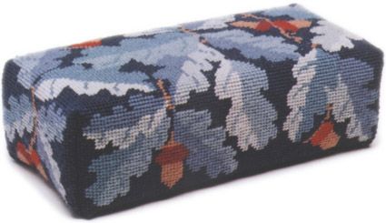 Blue Acorns Tapestry Doorstop Kit (Plain Canvas)